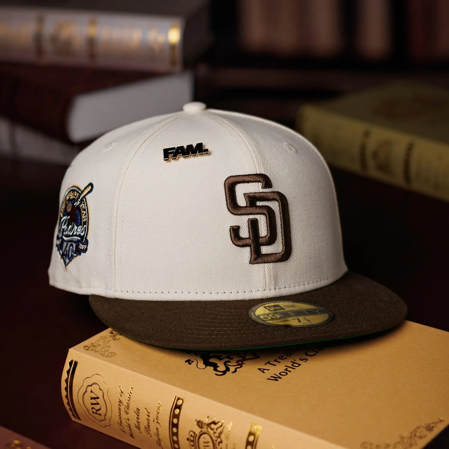 NEW ERA 59FIFTY MLB SAN DIEGO PADRES 40TH ANNIVERSARY TWO TONE KELLY