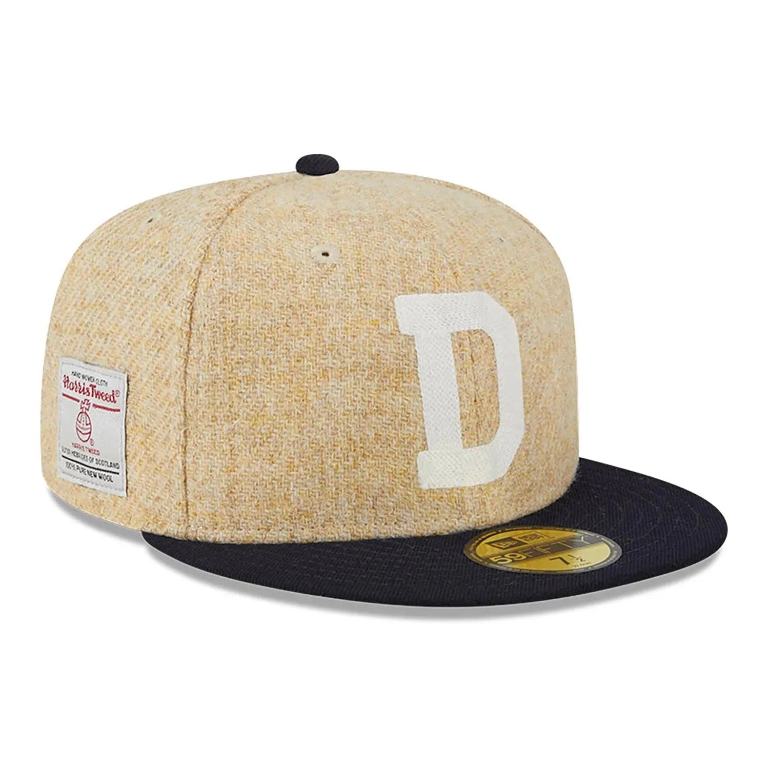 NEW ERA 59FIFTY MLB DETROIT TIGERS HARRIS TWEED TWO TONE GREY UV FIT