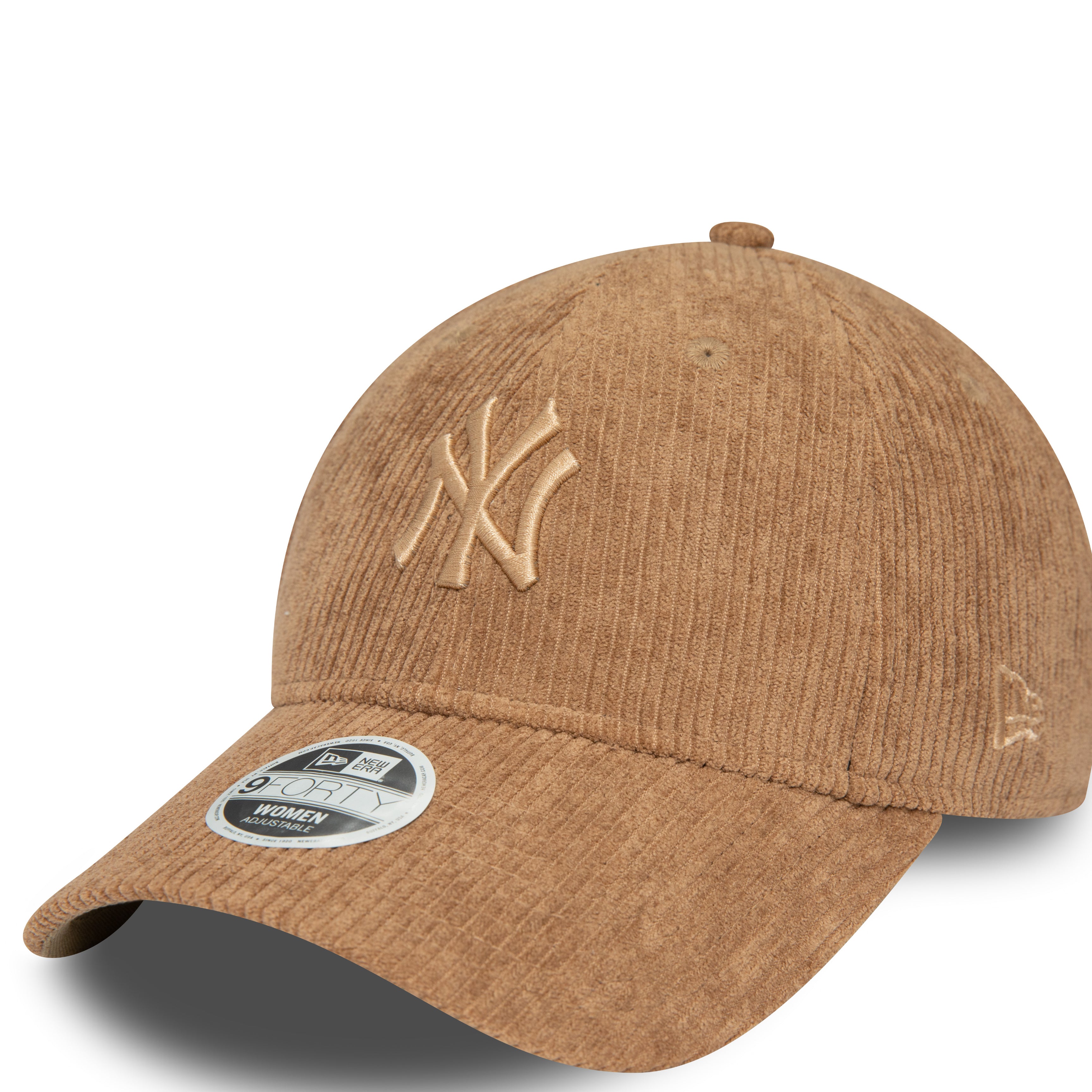 NEW ERA 9FORTY WOMEN MLB NEW YORK YANKEES CORD BROWN CAP