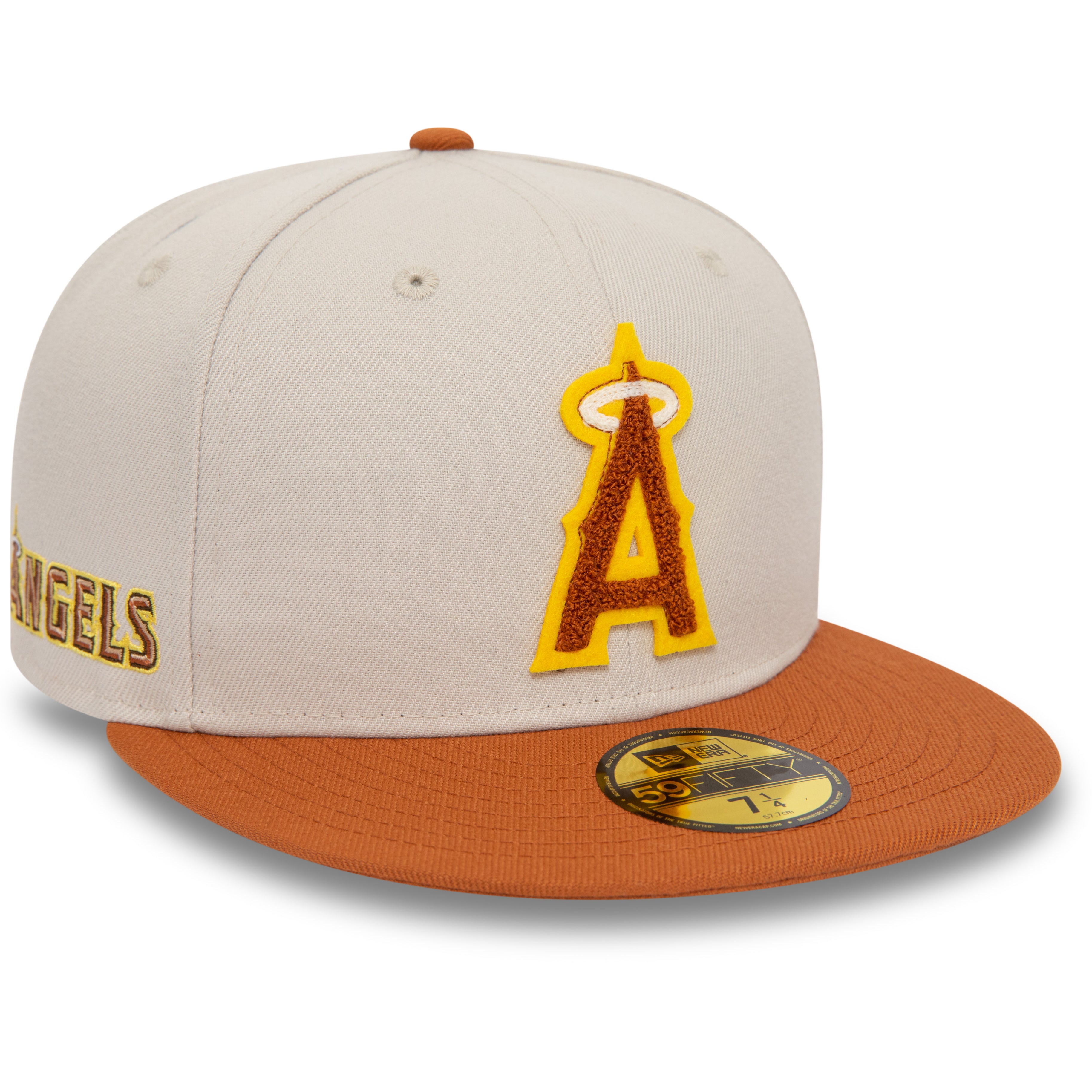 NEW ERA 59FIFTY MLB ANAHEIM ANGELS BOUCLE TWO TONE FITTED CAP