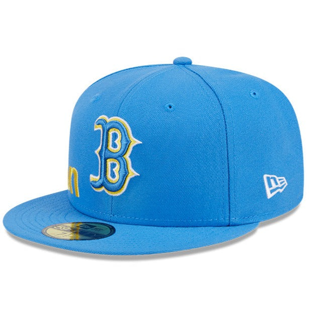 NEW ERA 59FIFTY MLB BOSTON RED SOX CITYCON BLUE / GREY UV FITTED CAP