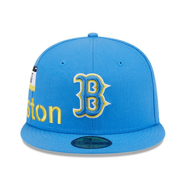 NEW ERA 59FIFTY MLB BOSTON RED SOX CITYCON BLUE / GREY UV FITTED CAP