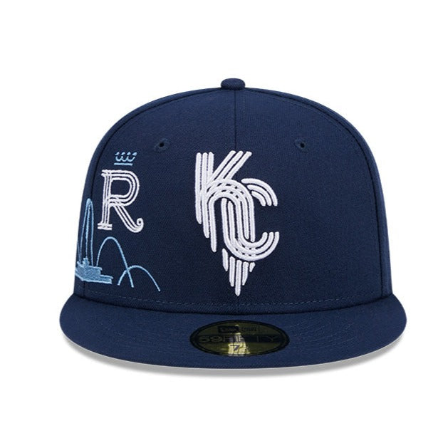 NEW ERA 59FIFTY MLB KANSAS CITY ROYALS CITYCON /   UV FITTED CAP