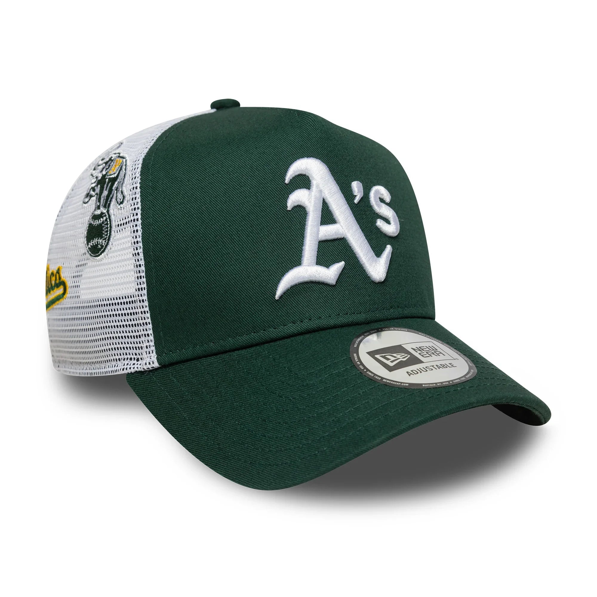 OAKLAND ATHLETICS MLB DARK GREEN NEW ERA 9-FORTY A-FRAME TRUCKER