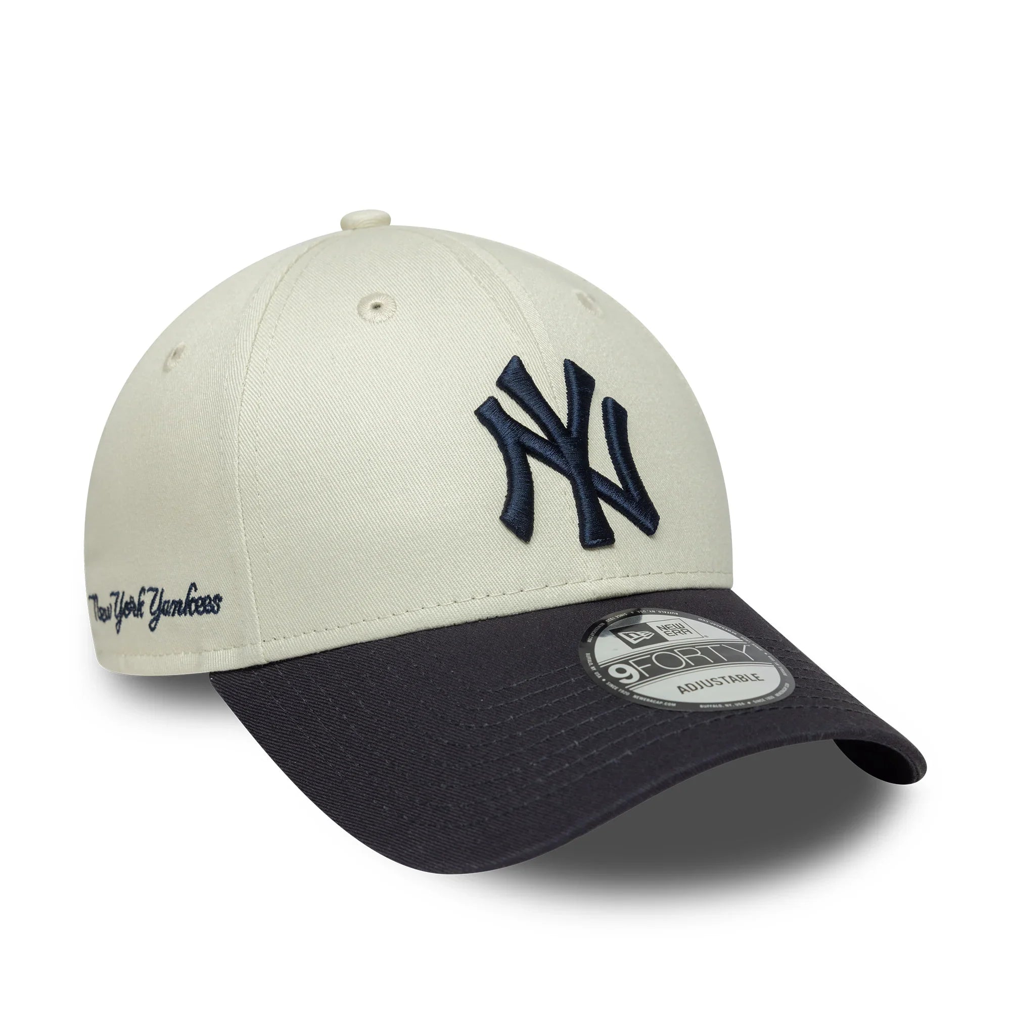 NEW YORK YANKEES MLB CAP BEIGE BLACK UV NEW ERA 9FORTY