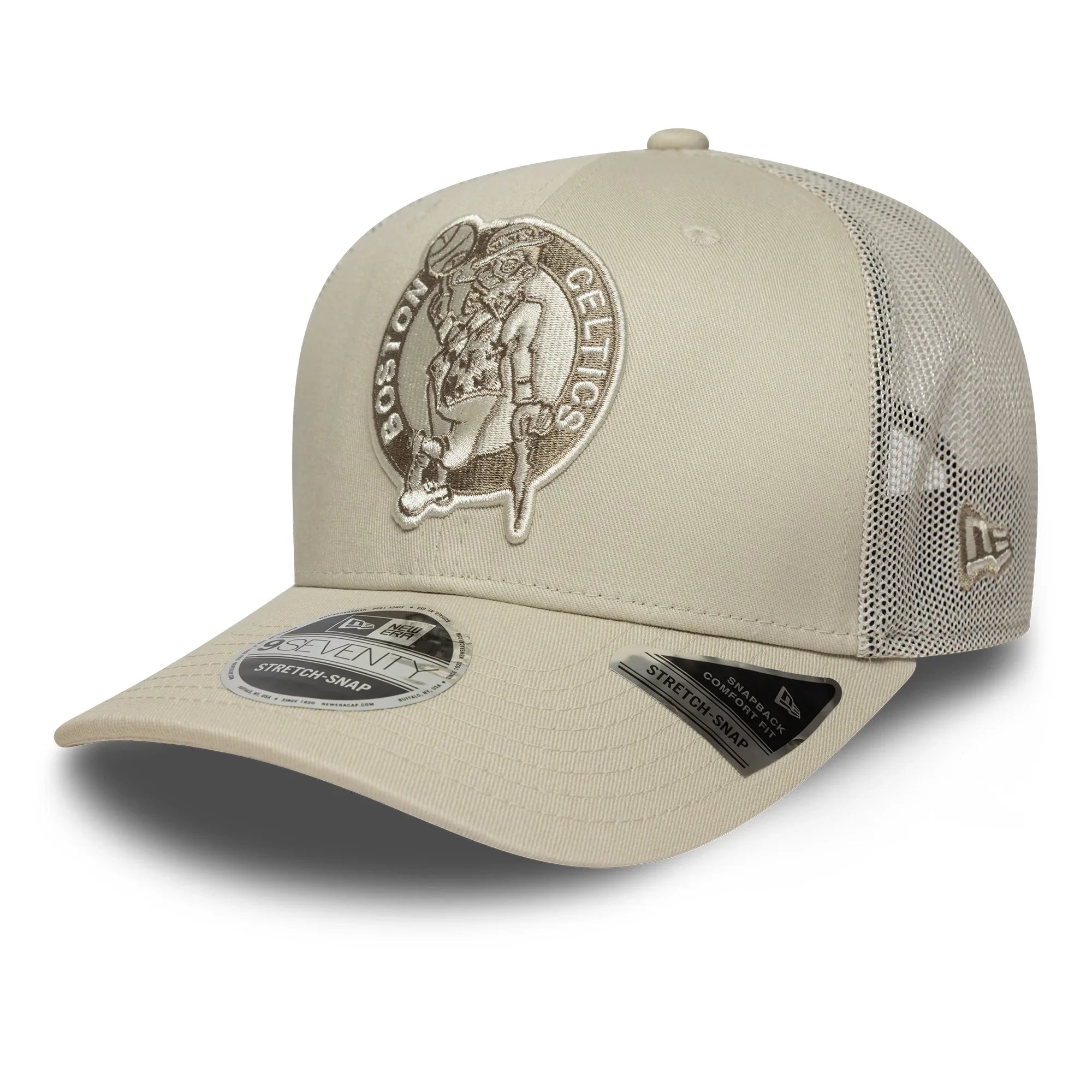 BOSTON CELTICS NBA CAP BEIGE UV NEW ERA 9SEVENTY
