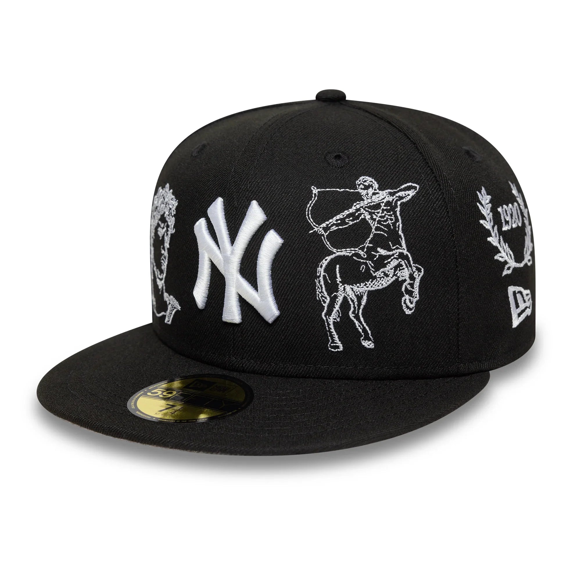 NEW YORK YANKEES BLACK GRAY UV NEW ERA 59FIFTY FITTED CAP