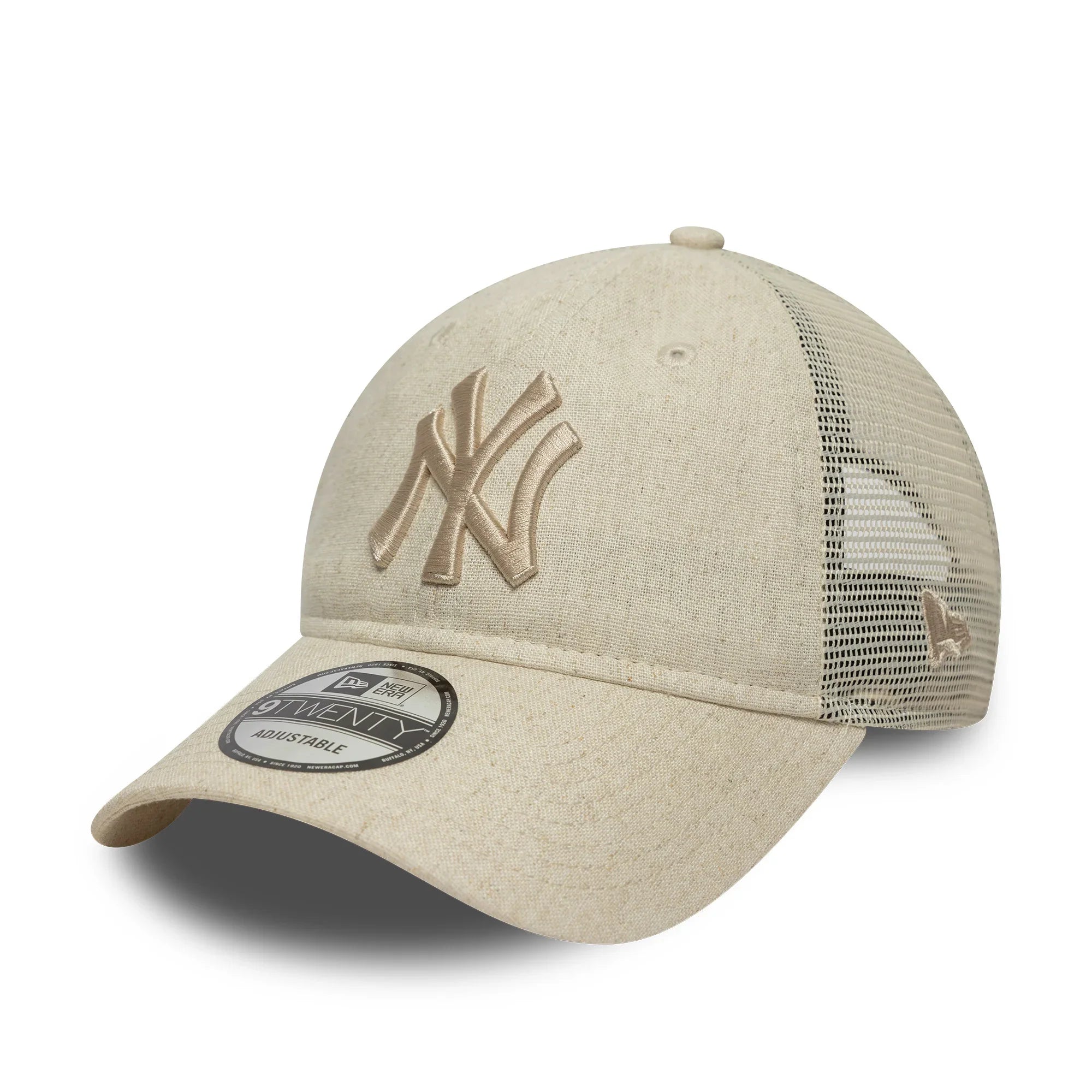 NEW YORK YANKEES MLB CAP BEIGE UV NEW ERA 9TWENTY TRUCKER