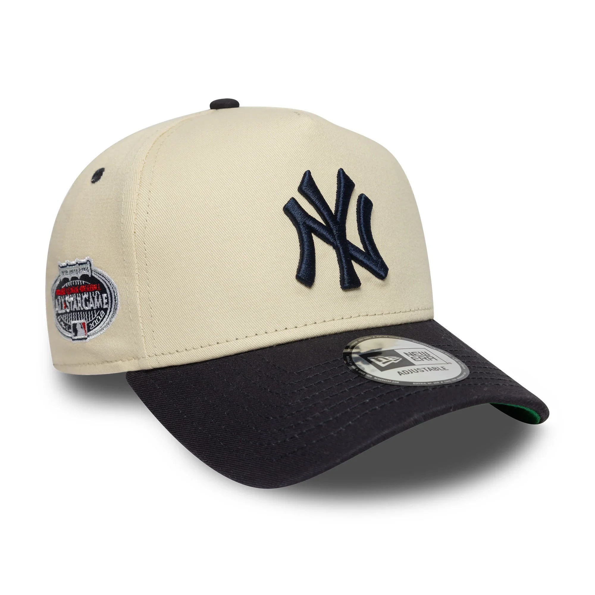 NEW YORK YANKEES MLB CAP BEIGE GREEN UV NEW ERA 9FORTY A-FRAME
