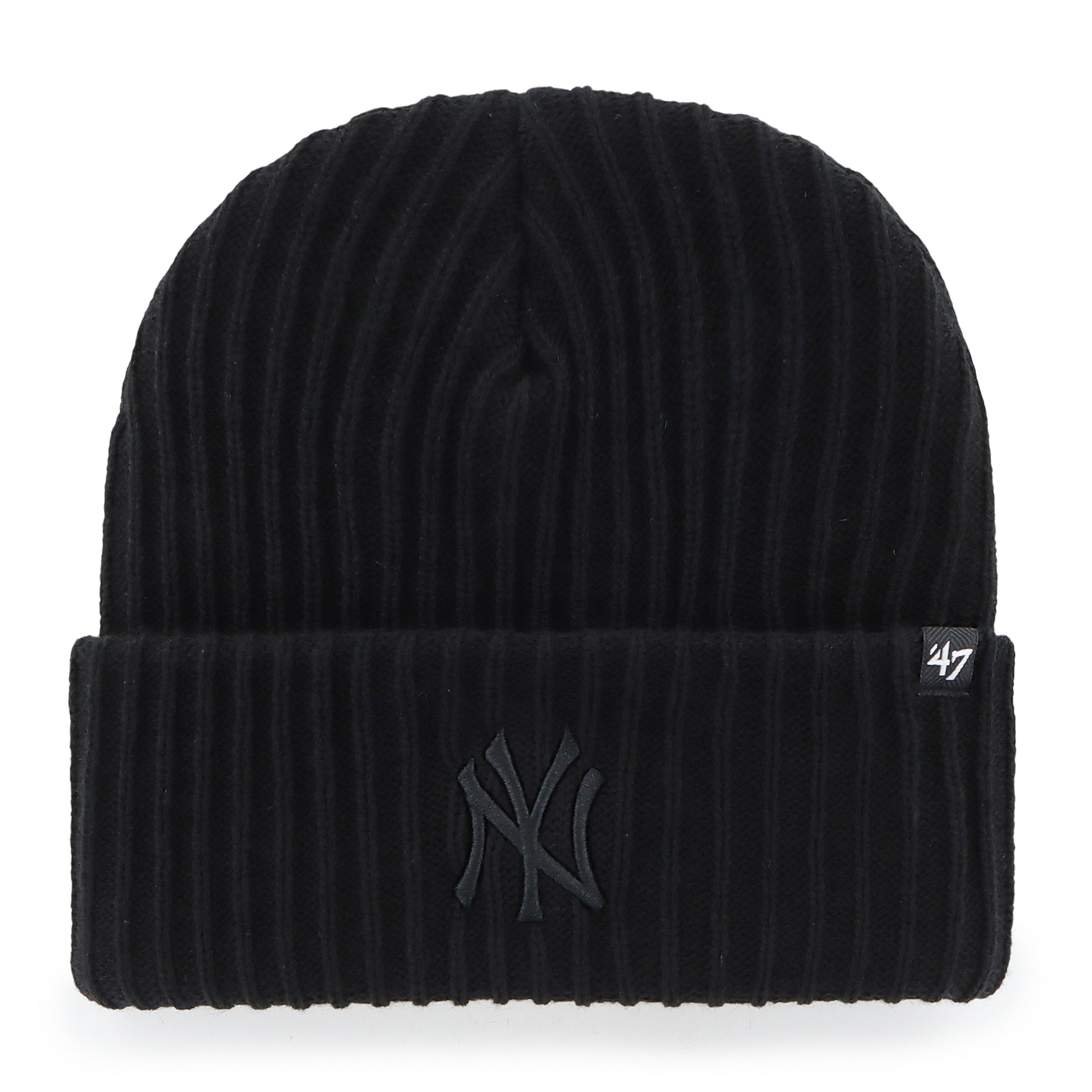 MLB NEW YORK YANKEES HARBOR 47 CUFF KNIT BLACK