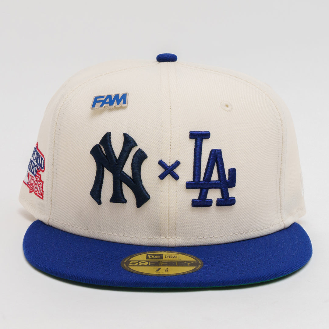 7 7/8 - New York NY Yankees 27x World Champions New Era Fitted Hat W/ Grey  UV