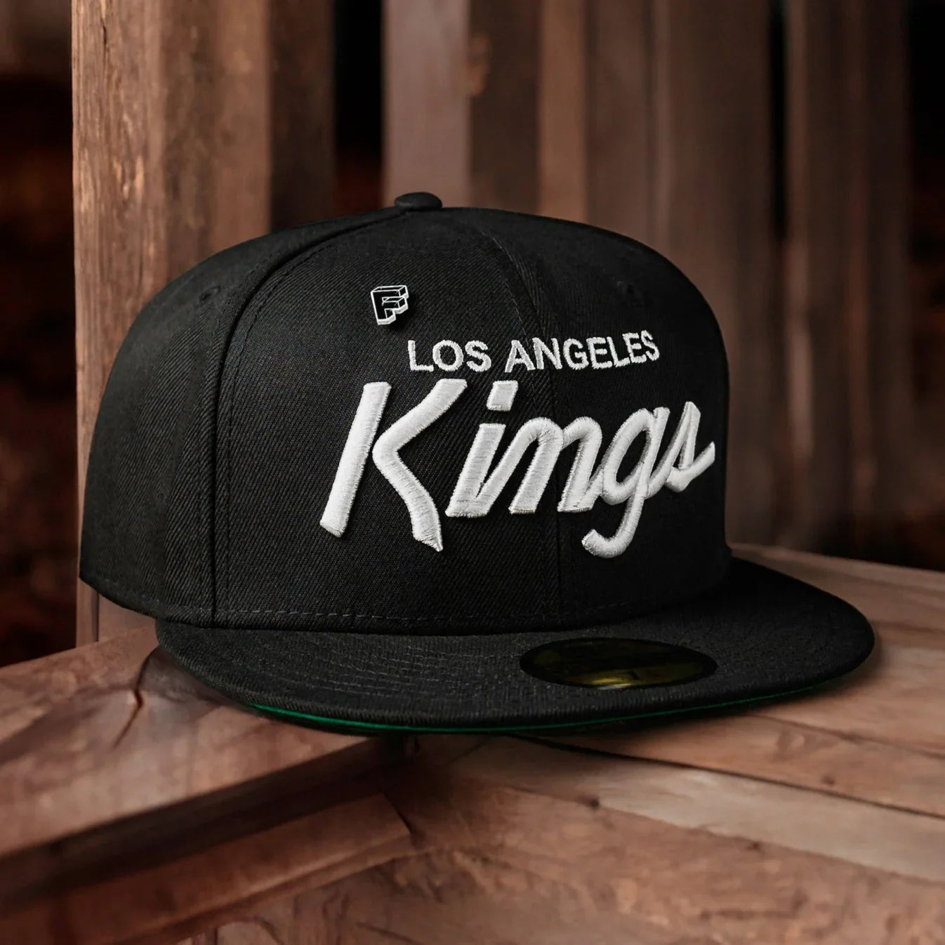 NEW ERA 59FIFTY NHL LOS ANGELES KINGS BLACK / KELLY GREEN UV FITTED CA