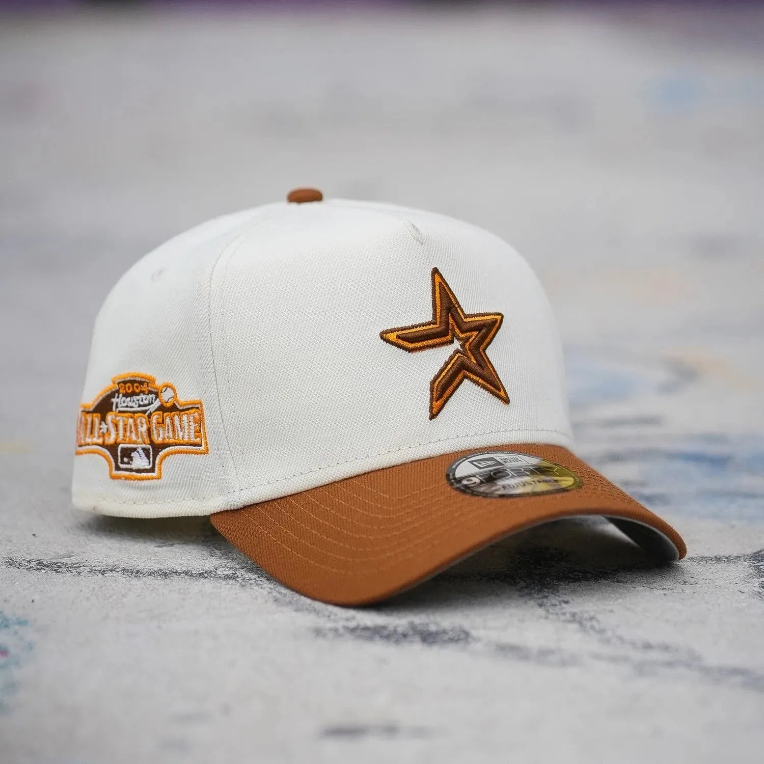 NEW ERA 9FORTY A-FRAME HOUSTON ASTROS TWO TONE GREY UV SNAPBACK