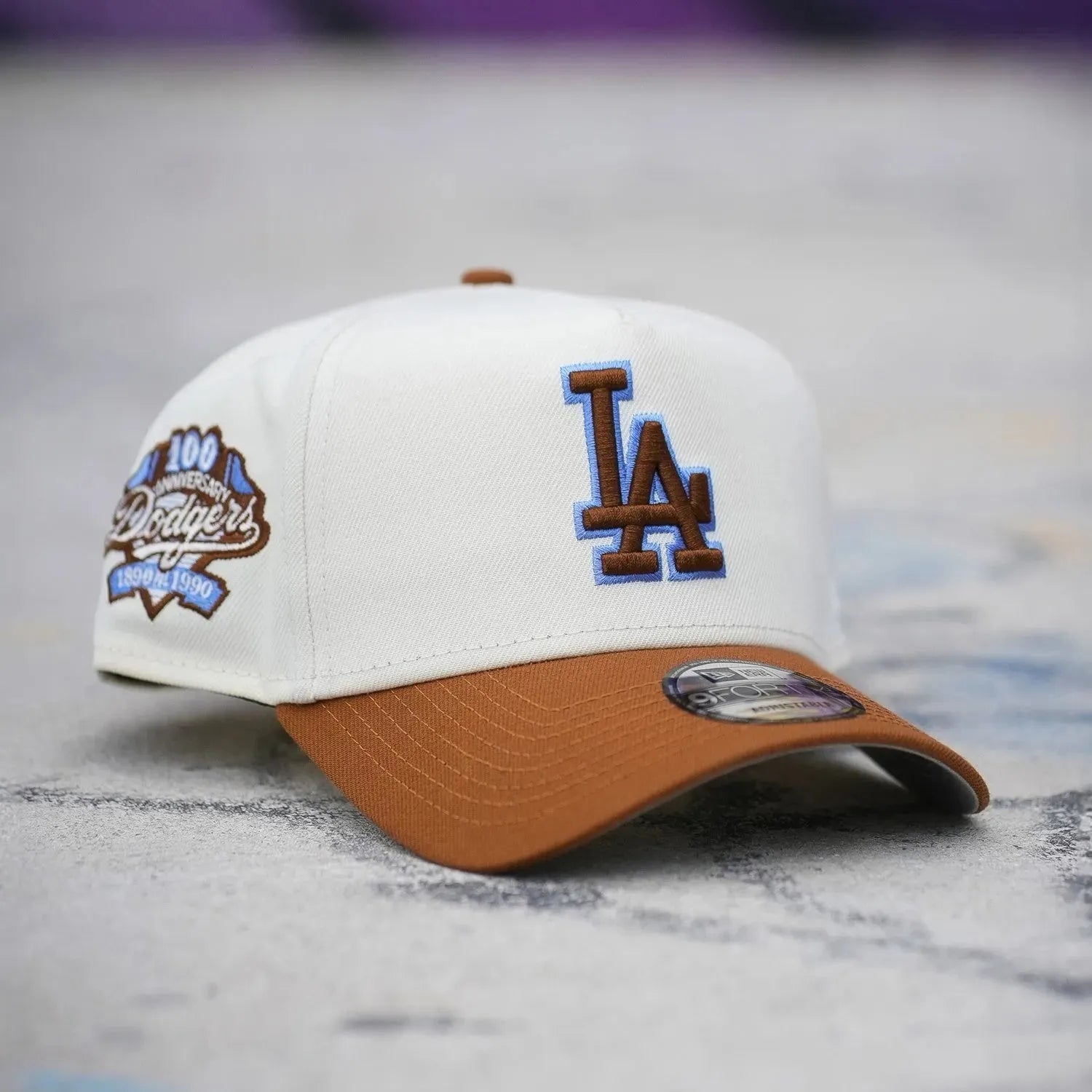 NEW ERA 9FORTY A-FRAME LOS ANGELES DODGERS TWO TONE GREY SNAPBACK