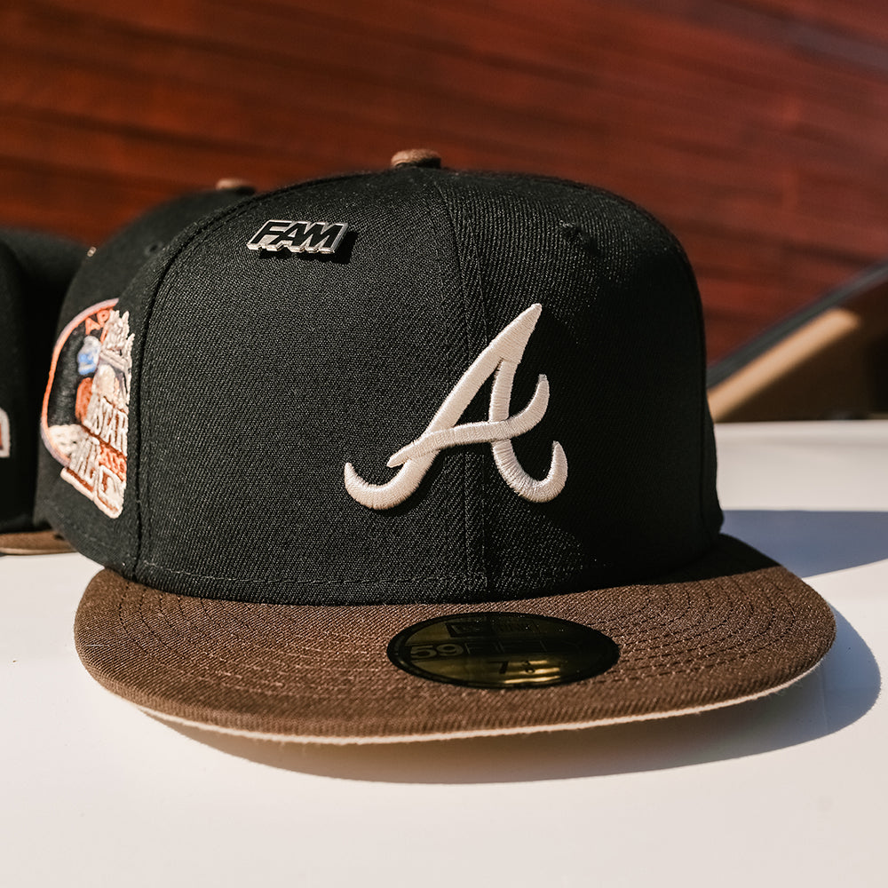 NEW ERA 59FIFTY MLB ATLANTA BRAVES ALL STAR GAME 2000 TWO TONE / CAMEL UV  FITTED CAP