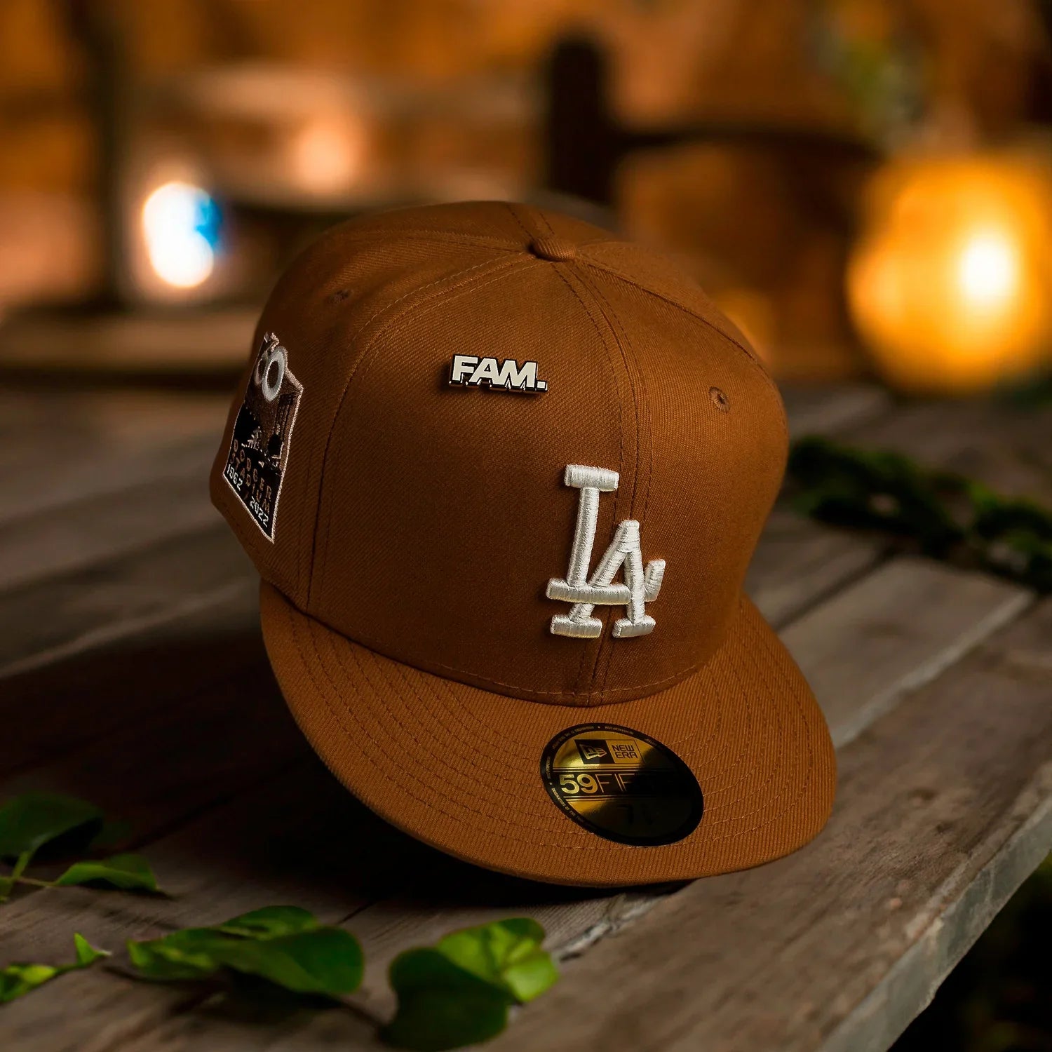 NEW ERA 59FIFTY MLB 60TH STADIUM LOS ANGELES DODGERS EARTHY BROWN GR