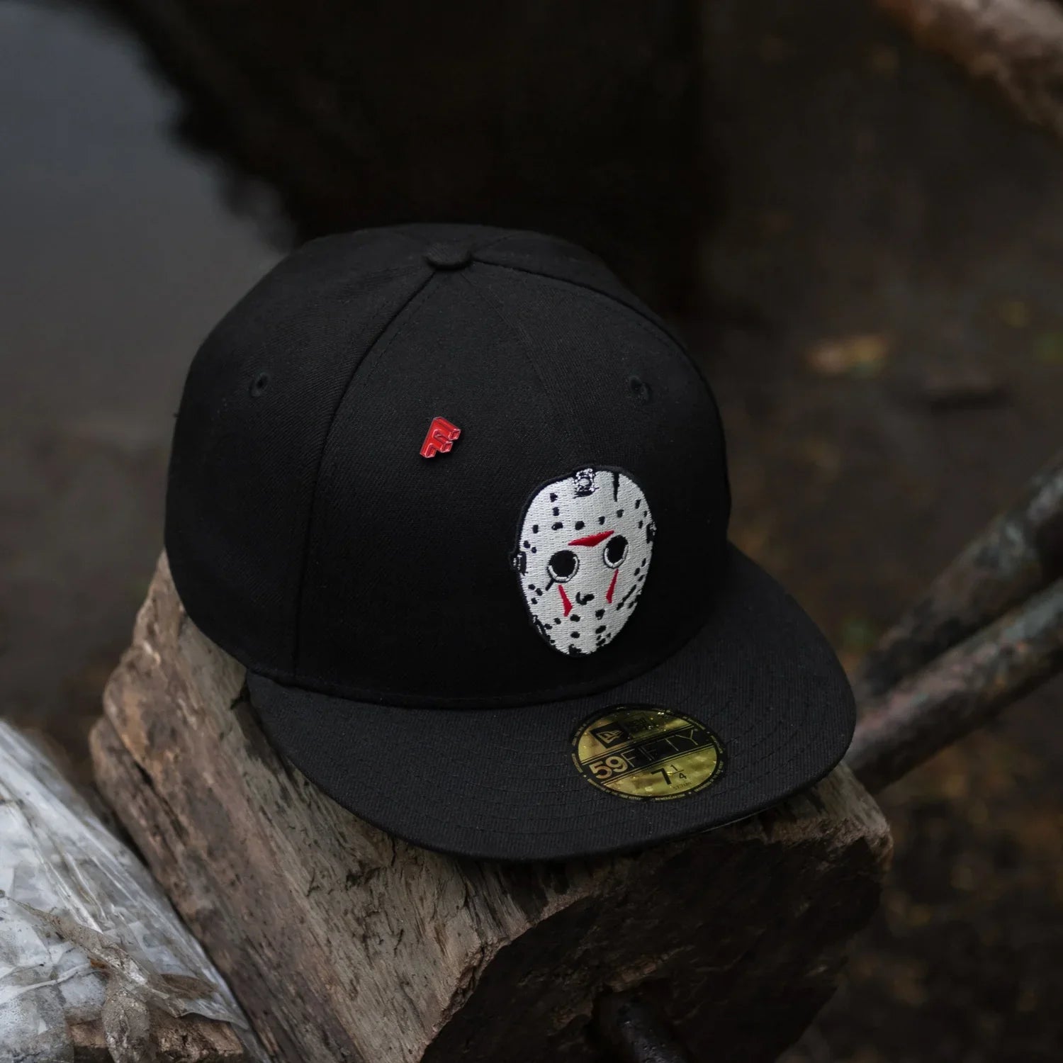 NEW ERA 59FIFTY FRIDAY THE 13TH BLACK GREY UV FITTED CAP