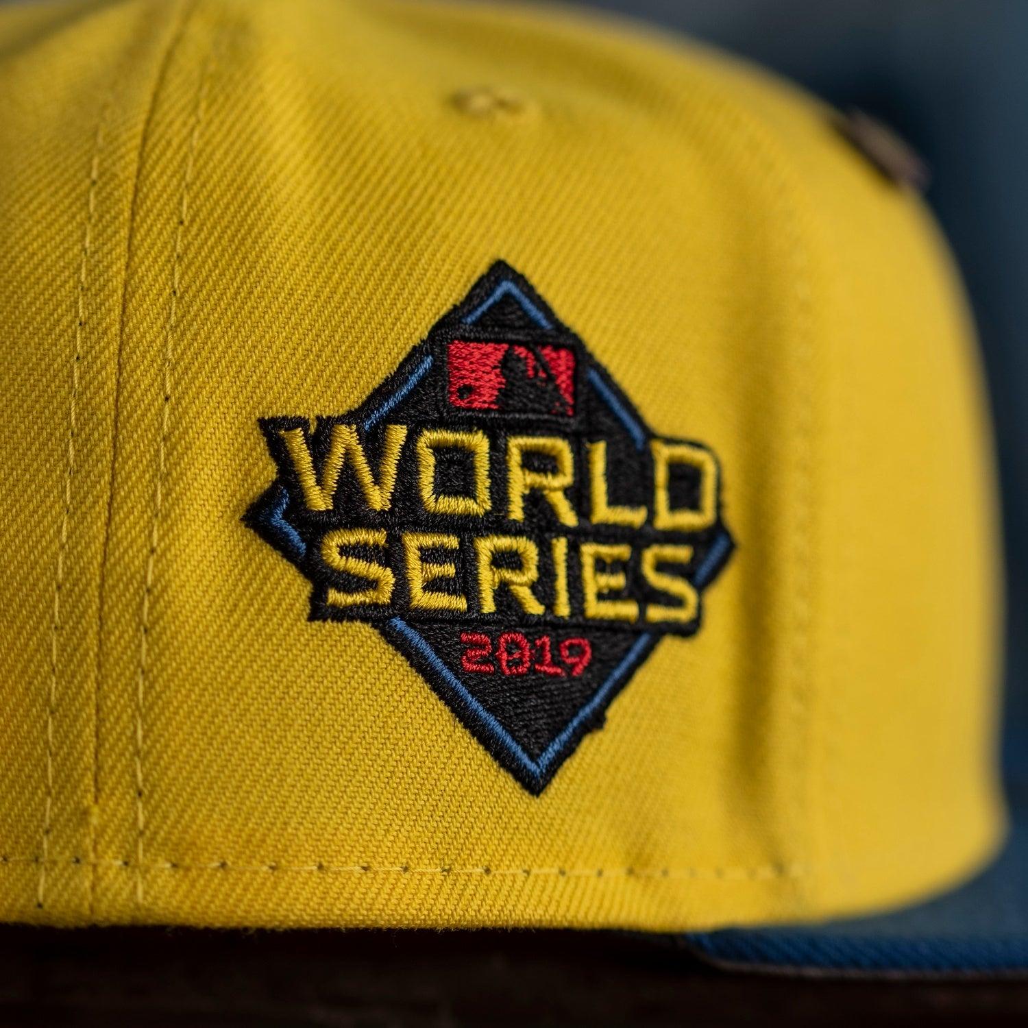 NEW ERA 59FIFTY MLB WASHINGTON NATIONALS WORLD SERIES 2019 TWO TONE / TWILL GREY UV FITTED CAP - FAM