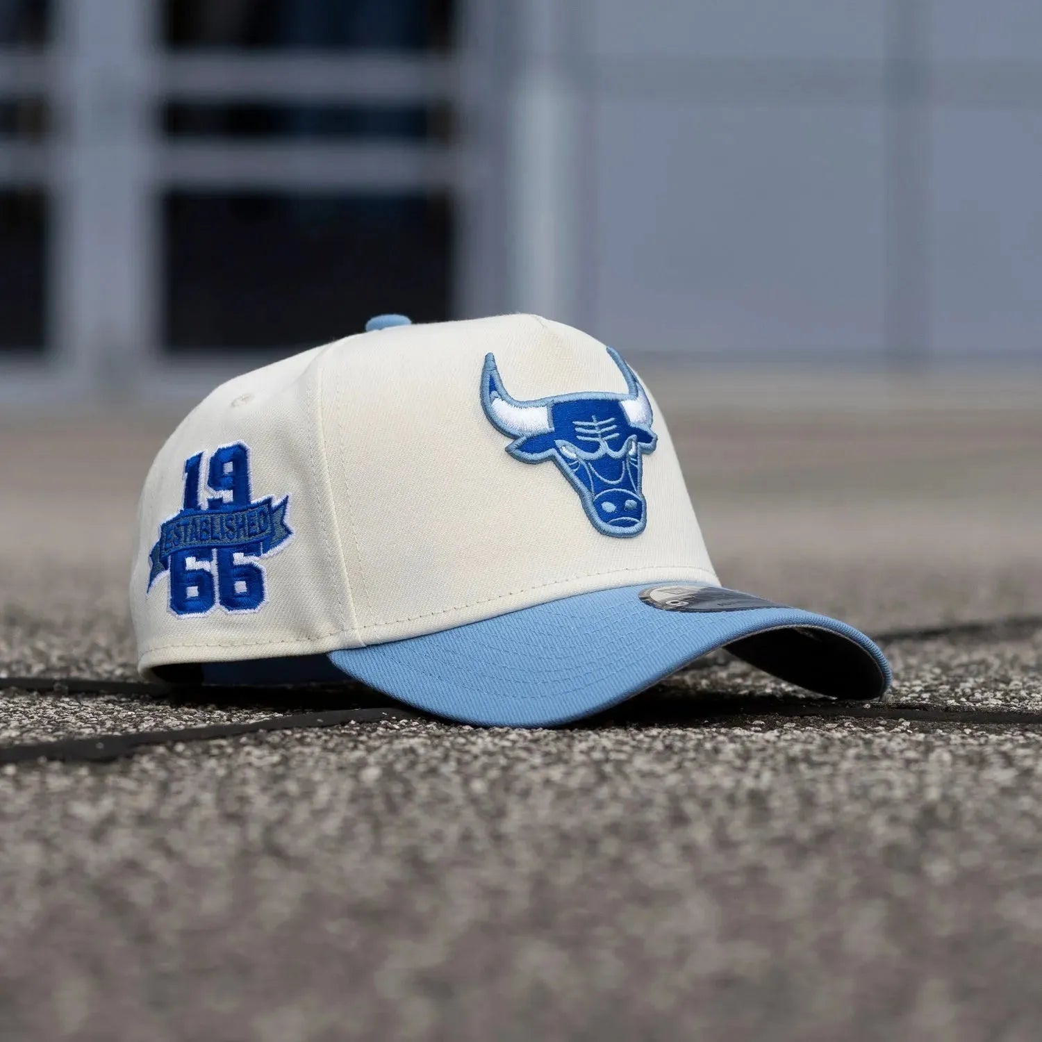 NEW ERA 9FORTY A-FRAME CHICAGO BULLS TWO TONE GREY UV SNAPBACK