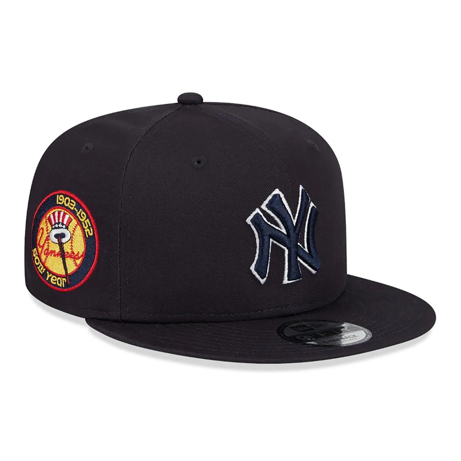 New Era Men's New Era Blue York Knicks Side Patch 59FIFTY Fitted Hat