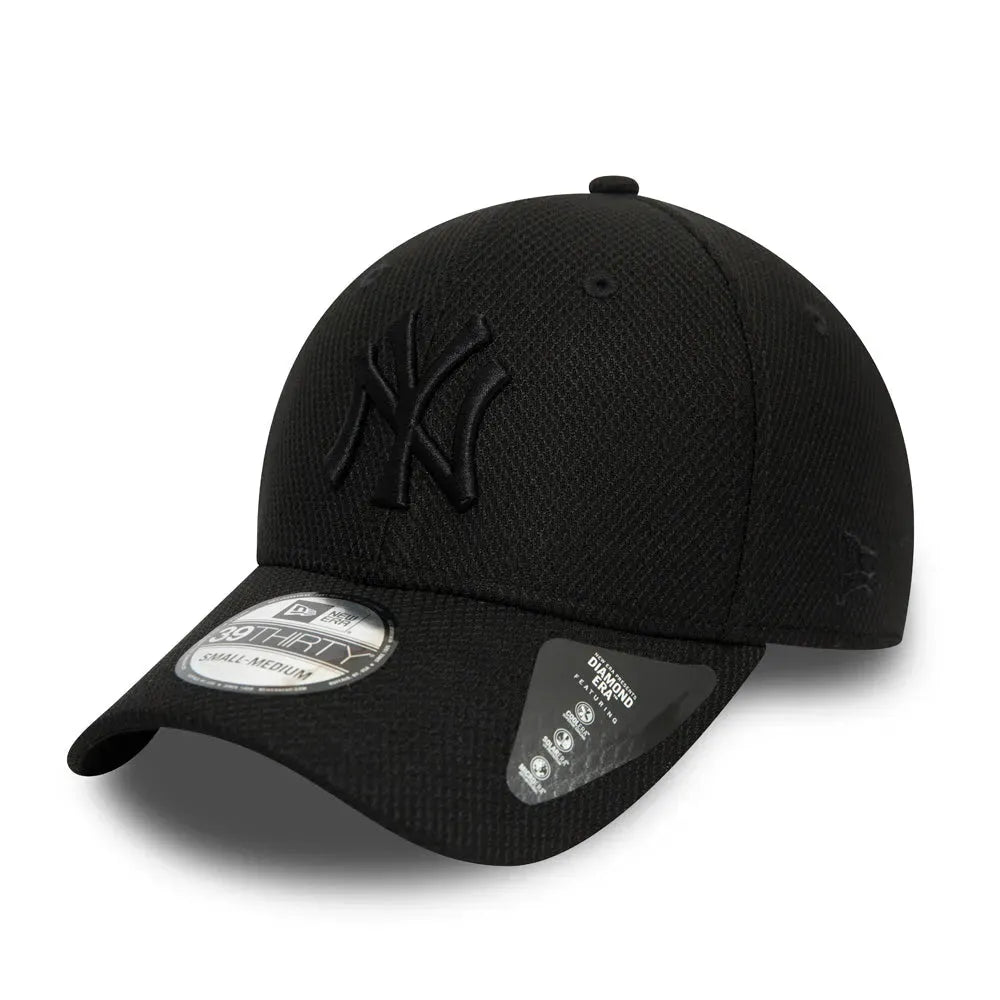 NEW ERA 39THIRTY MLB NEW YORK YANKEES DIAMOND ERA STRETCH FIT BLACK CA