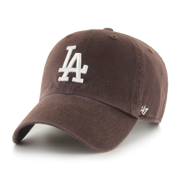 MLB LOS ANGELES DODGERS '47 CLEAN UP W/ NO LOOP LABEL BROWN – FAM