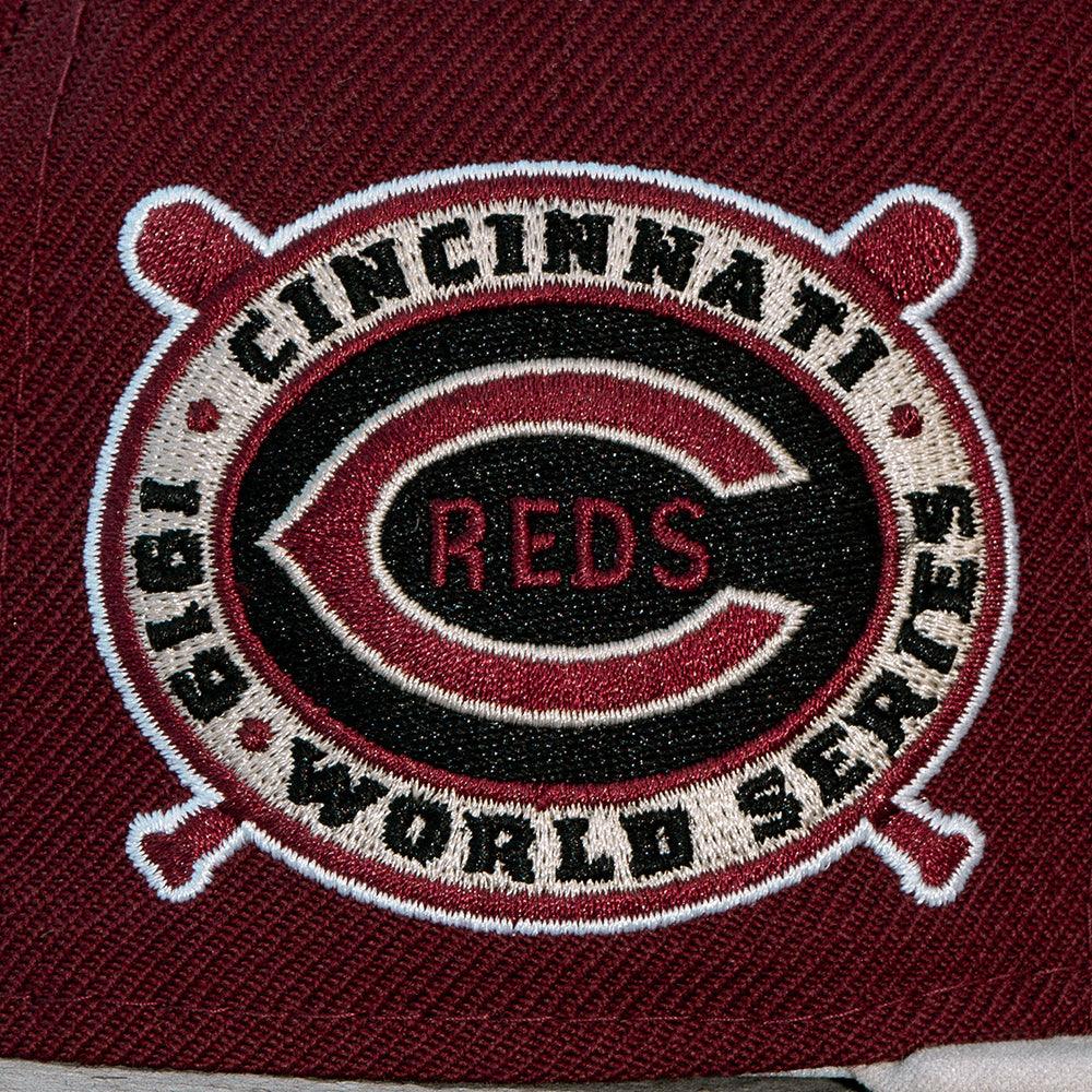 EXCLUSIVE NEW ERA 59FIFTY MLB CINCINNATI REDS WORLD SERIES 1919 SUEDE TWO TONE / KELLY GREEN UV FITTED CAP - FAM
