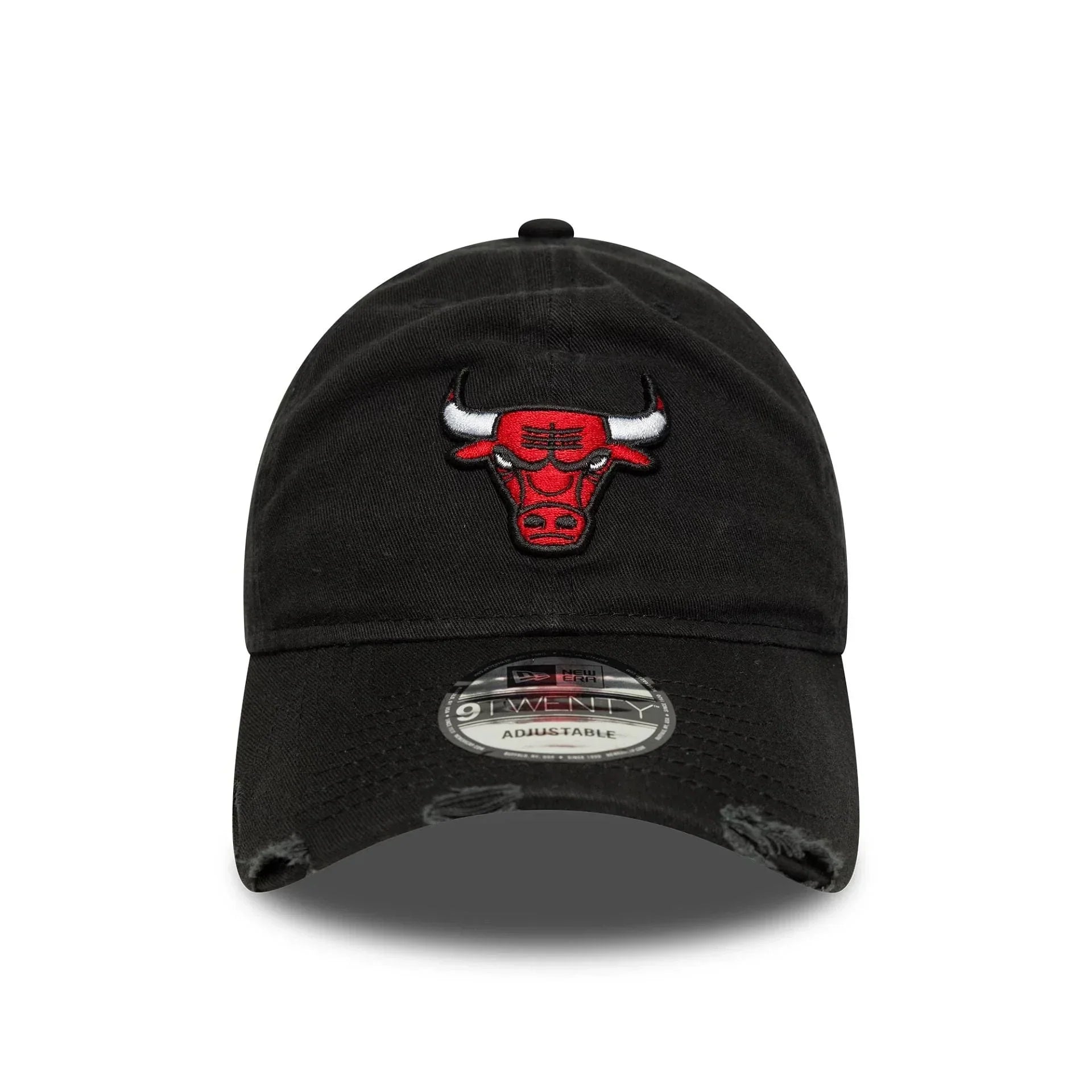 CHICAGO BULLS NBA CAPWASH DISTRESS BLACK / NEW ERA 9TWENTY