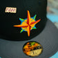 NEW ERA 59FIFTY MLB SEATTLE MARINERS 35TH ANNIVERSARY TWO TONE / CARDINAL UV FITTED CAP