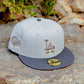 NEW ERA 59FIFTY MLB LOS ANGELES DODGERS 100TH ANNIVERSARY TWO TONE / CAMEL UV FITTED CAP