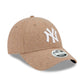 NEW ERA 9FORTY WOMEN MLB NEW YORK YANKEES WOOL CAMEL CAP