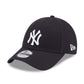 NEW ERA 9FORTY NEW YORK YANKEES TEAM SIDE PATCH BLACK / KELLY GREEN UV CAP