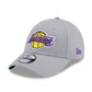 NEW ERA 9FORTY LOS ANGELES LAKERS 17 TIMES NBA CHAMPIONS GREY / KELLY GREEN CAP