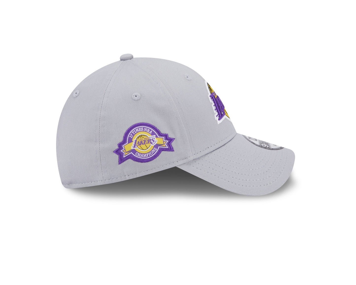 NEW ERA 9FORTY LOS ANGELES LAKERS 17 TIMES NBA CHAMPIONS GREY