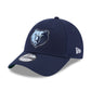 NEW ERA 9FORTY MEMPHIS GRIZZLIES TEAM SIDE PATCH NAVY / KELLY GREEN CAP