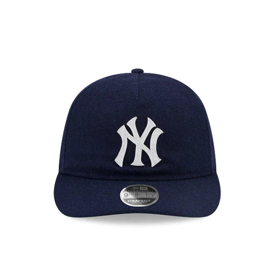 Official New Era New York Yankees MLB Melton Cream 9FIFTY Retro Crown Cap  B3119_282 B3119_282 B3119_282