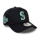 NEW ERA 9FORTY A-FRAME MLB SEATTLE MARINERS ALL STAR GAME 2001 NAVY / KELLY GREEN UV SNAPBACK CAP