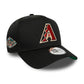 NEW ERA 9FORTY A-FRAME MLB ARIZONA DIAMONDBACKS WORLD SERIES 2001 BLACK / KELLY GREEN UV SNAPBACK CAP