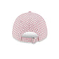 NEW ERA 9FORTY WOMEN MLB LOS ANGELES DODGERS HOUNDSTOOTH PINK CAP