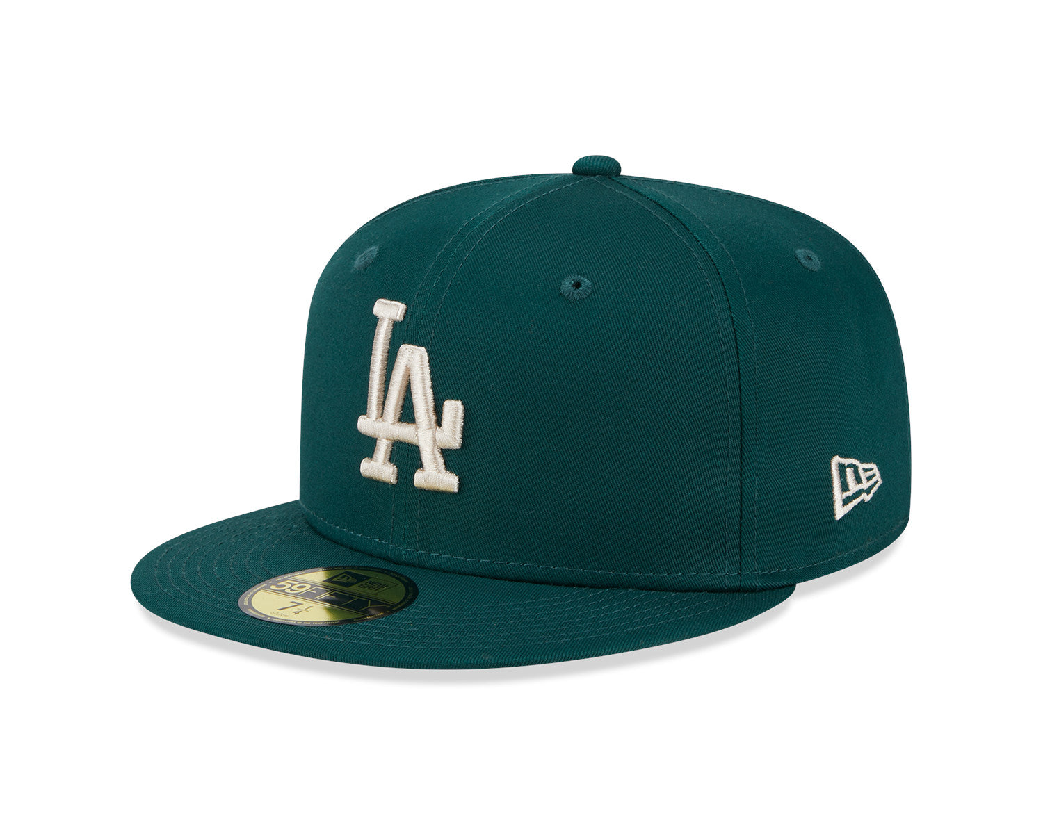 NEW ERA 59FIFTY MLB LEAGUE ESSENTIAL LOS ANGELES DODGERS TEAM FITTED GREEN CAP