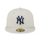 NEW ERA 59FIFTY MLB LEAGUE ESSENTIAL NEW YORK YANKEES TEAM FITTED STONE CAP