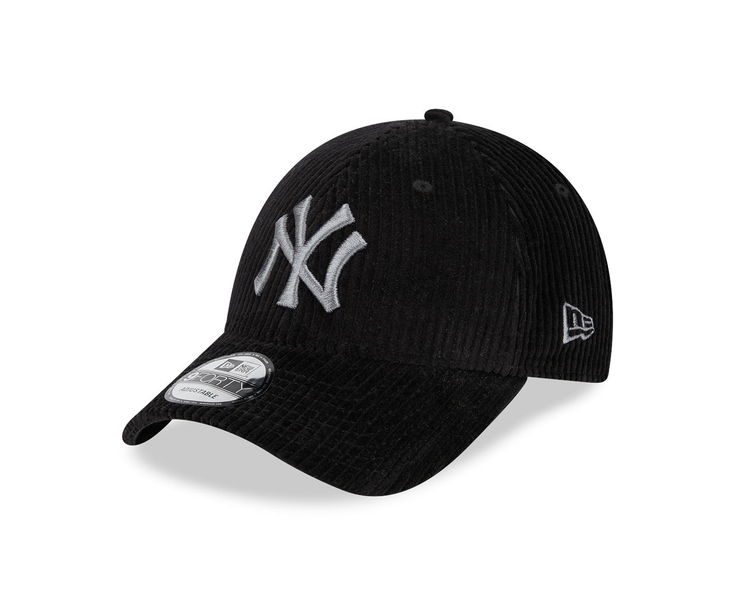 NEW ERA 9FORTY MLB NEW YORK YANKEES WIDE CORD BLACK CAP