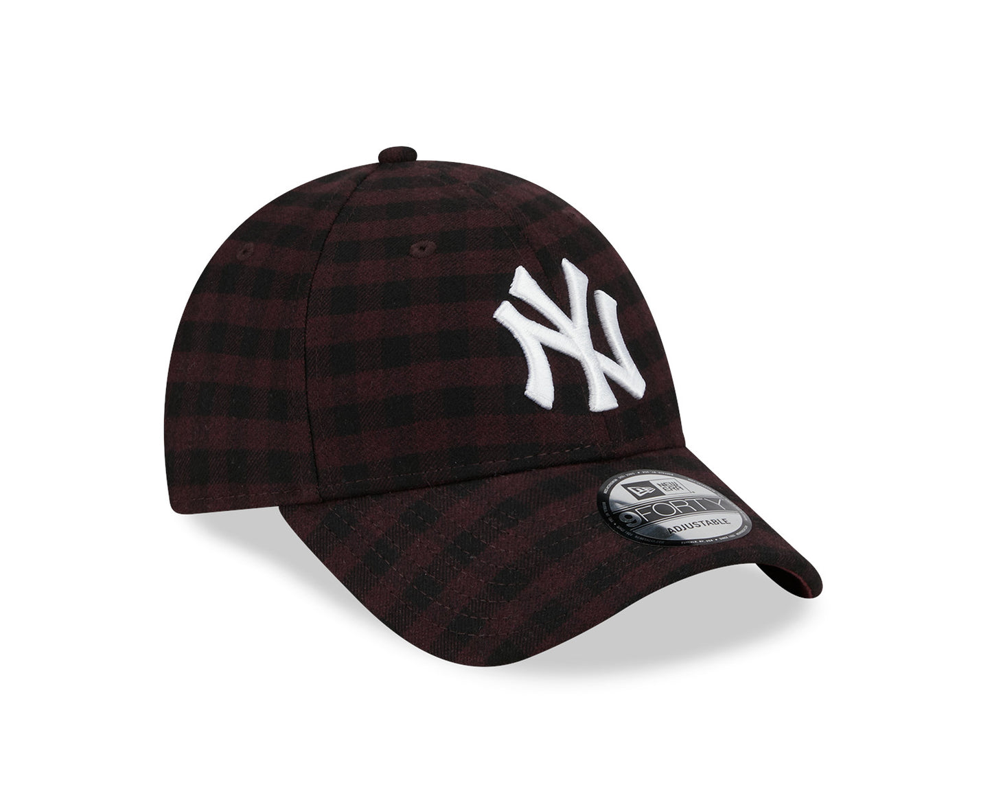 NEW ERA 9FORTY MLB NEW YORK YANKEES FLANNEL BROWN CAP