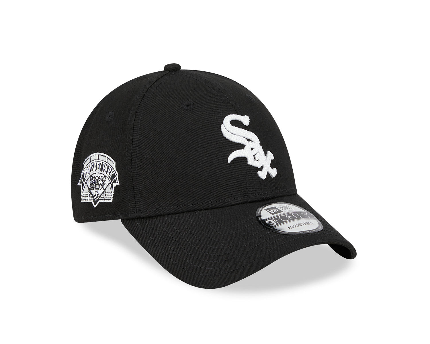 NEW ERA 9FORTY MLB CHICAGO WHITE SOX NEW TRADITIONS COMISKEY PARK BLACK CAP