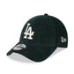 NEW ERA 9FORTY MLB LOS ANGELES DODGERS WIDE CORD DARK GREEN CAP