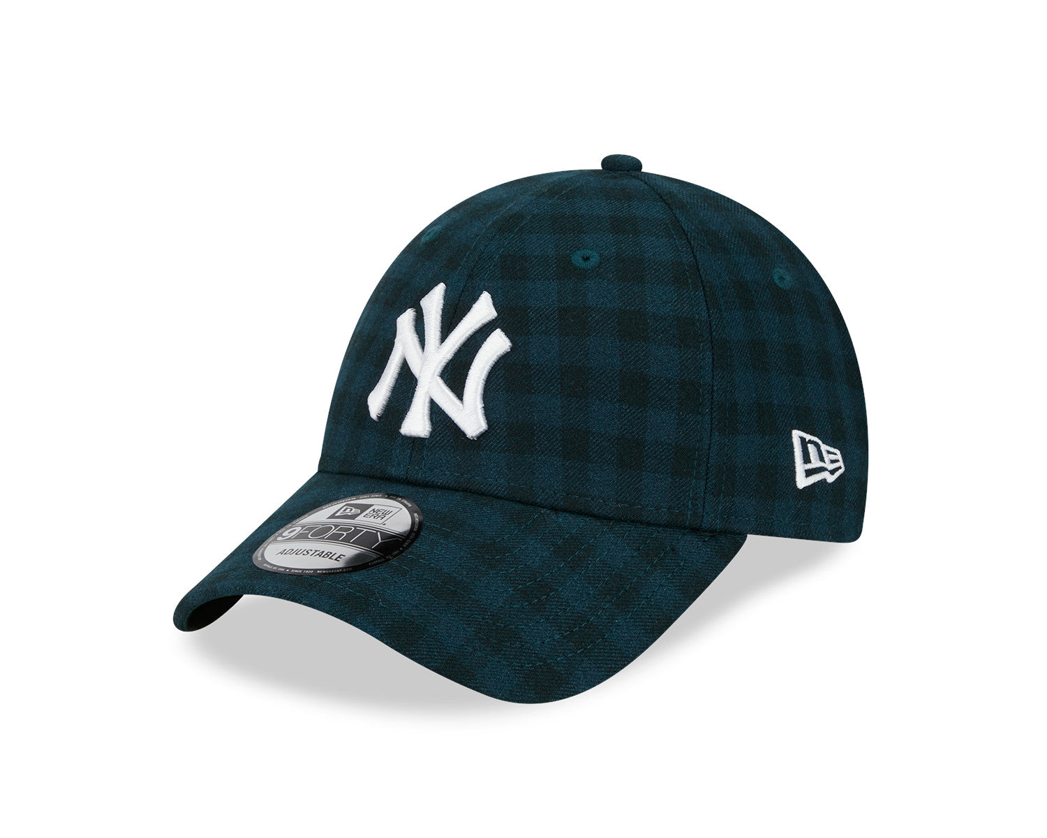 NEW ERA 9FORTY MLB NEW YORK YANKEES FLANNEL DARK GREEN CAP
