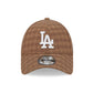 NEW ERA 9FORTY MLB LOS ANGELES DODGERS FLANNEL BROWN CAP