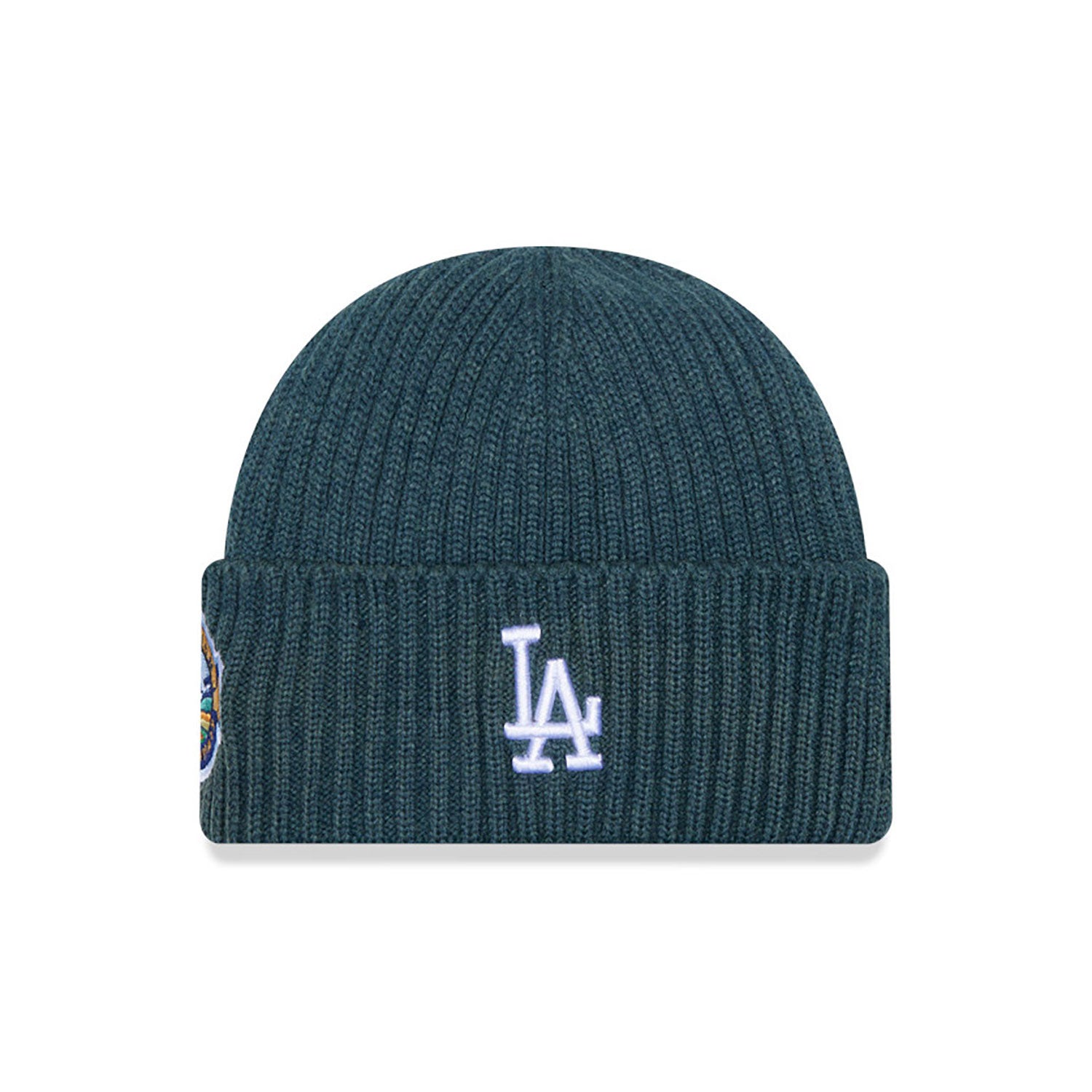 NEW ERA LOS ANGELES DODGERS NEW TRADITIONS CUFF GREEN KNIT