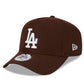 NEW ERA 9FORTY A-FRAME MLB LOS ANGELES DODGERS MELTON BROWN CAP