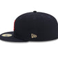 NEW ERA 59FIFTY MLB ST. LOUIS CARDINALS WORLD SERIES 1942 NAVY / GREEN UV FITTED CAP